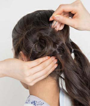 ゆかたヘアスタイル ロング セット5