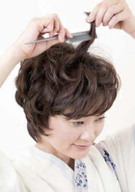 大人ゆかたヘアスタイル ショート セット2