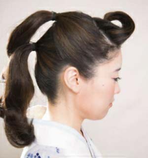 ゆかたヘアスタイル ロング セット