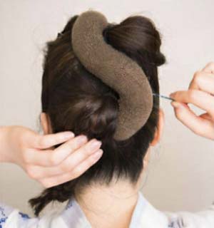 ゆかたヘアスタイル ロング セット4