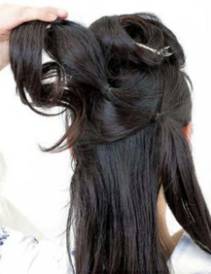 ゆかたヘアスタイル ロング セット