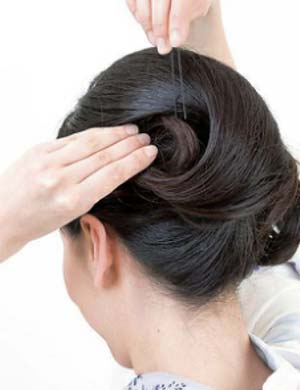 ゆかたヘアスタイル ロング セット6