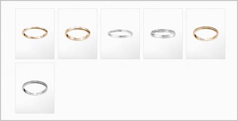 カルティエダムール-結婚指輪