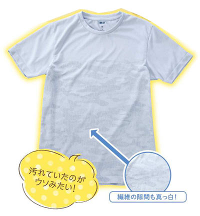 Tシャツ 泥汚れ洗濯3