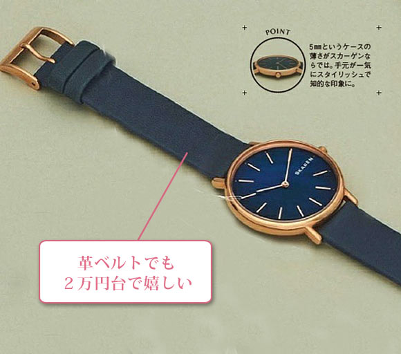 スカーゲン 腕時計2